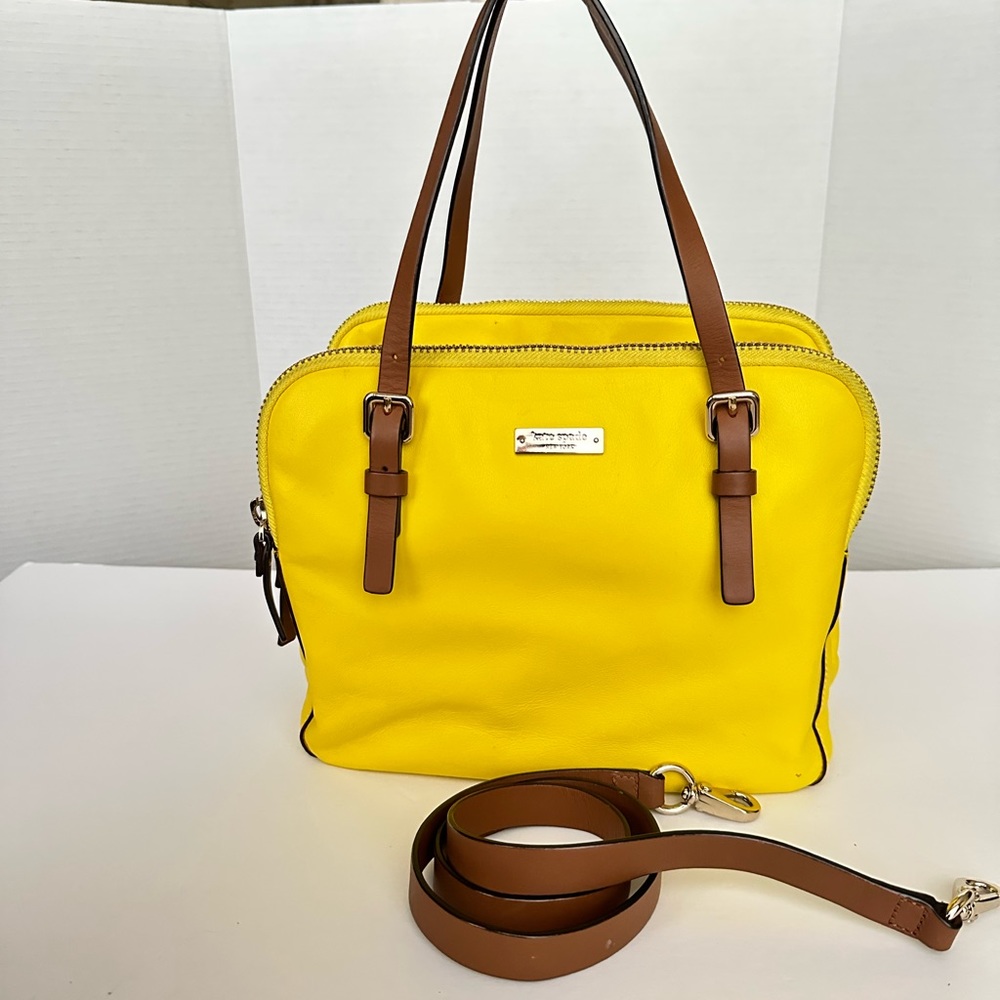 Kate Spade New York yellow Bag with strap